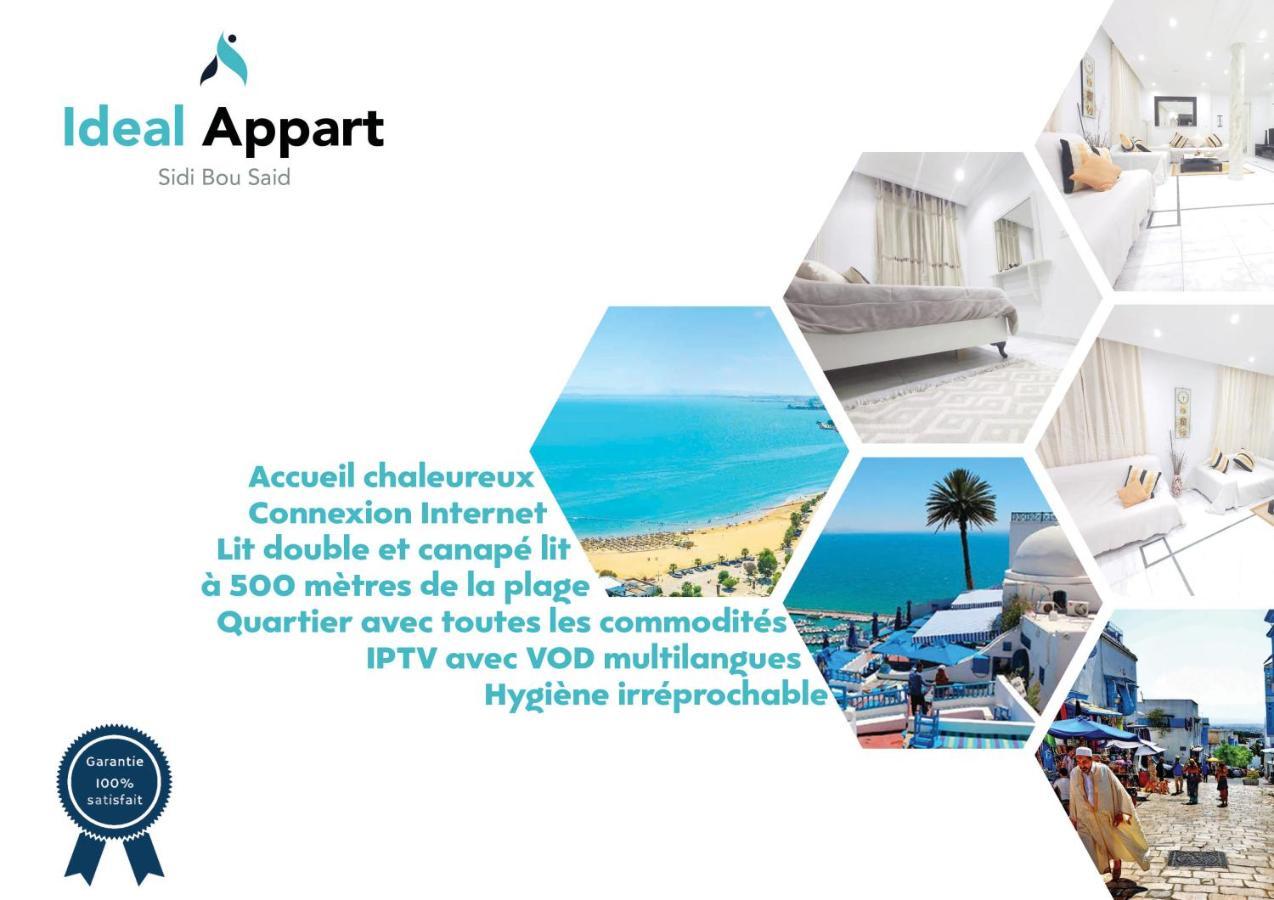 Ideal Appart Sidi Bou Said Apartment Bagian luar foto